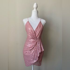 Champaign pink dress in size medium